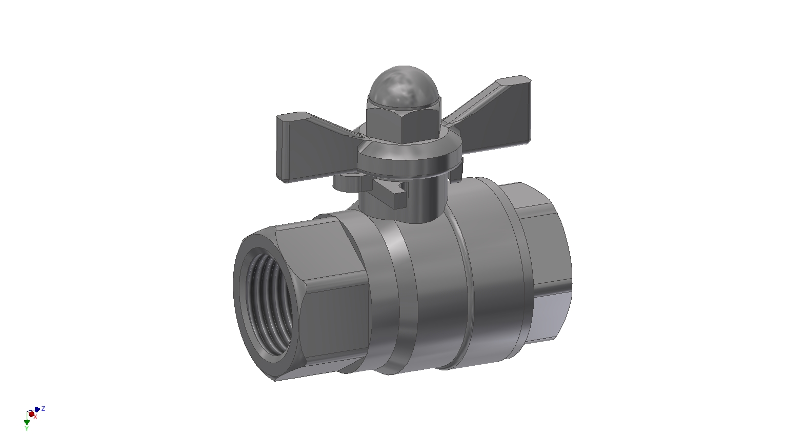 全流道球阀1_2英寸